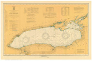 Lake Ontario 1920 - Old Map Nautical Chart Custom Print
