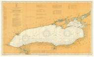Lake Ontario 1912 - Old Map Nautical Chart Reprint LS2