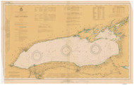 Lake Ontario 1925 - Old Map Nautical Chart Reprint LS2