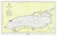 Lake Ontario 1956 - Old Map Nautical Chart Reprint LS2