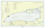 Lake Ontario 1965 - Old Map Nautical Chart Reprint LS2