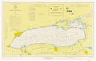 Lake Ontario 1971 - Old Map Nautical Chart Reprint LS2
