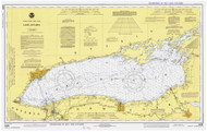 Lake Ontario 1981 - Old Map Nautical Chart Reprint LS2