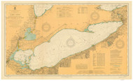 Lake Erie 1910 - Old Map Nautical Chart Reprint LS3