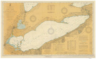Lake Erie 1915 - Old Map Nautical Chart Reprint LS3