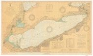 Lake Erie 1918 - Old Map Nautical Chart Reprint LS3