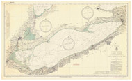Lake Erie 1934 - Old Map Nautical Chart Reprint LS3