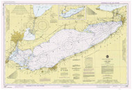 Lake Erie 1984 - Old Map Nautical Chart Reprint LS3