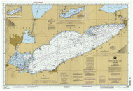 Lake Erie 1994 - Old Map Nautical Chart Reprint LS3