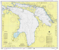 Lake Huron 1975 - Old Map Nautical Chart Reprint LS5