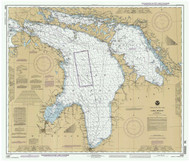 Lake Huron 1993 - Old Map Nautical Chart Reprint LS5