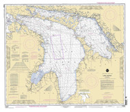 Lake Huron 2001 - Old Map Nautical Chart Reprint LS5