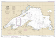 Lake Superior 2016 - Old Map Nautical Chart Custom Print