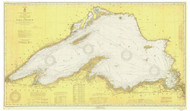 Lake Superior 1919 - Old Map Nautical Chart Reprint LS9