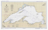 Lake Superior 1988 - Old Map Nautical Chart Reprint LS9