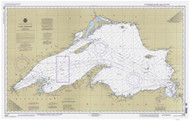 Lake Superior 1994 - Old Map Nautical Chart Reprint LS9