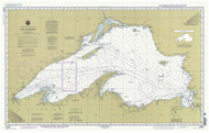Lake Superior 1999 - Old Map Nautical Chart Reprint LS9