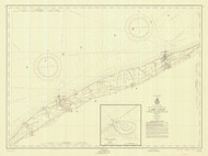 Lake Erie - Ashtabula to Chagrin River 1956 Lake Erie Harbor Chart Reprint 34