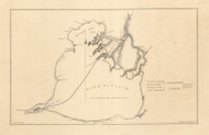 Lake St. Clair including Detroit, Michigan, 1843 - Old Map Reprint - 1843 Regional Section 5