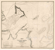 Portland Harbor, Maine, 1833 - Old Map Reprint - 1843 Regional Section 8