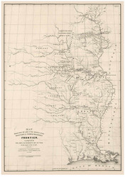 Defenses of the Western and North-Western Frontier - Copy 1, 1837 - Old Map Reprint - 1843 Regional Section 11