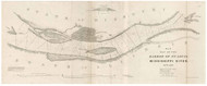 Harbor of St. Louis - Mississippi River - Copy 1, Missouri, 1837 - Old Map Reprint - 1843 Regional Section 11