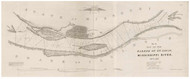Harbor of St. Louis - Mississippi River - Copy 2, Missouri, 1837 - Old Map Reprint - 1843 Regional Section 11