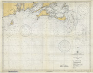 Nantucket Shoals to Montauk Point 1933 Nautical Map unknown sc Reprint BA 51