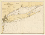 Montauk Point to New York and LI Sound 1931 Nautical Map unknown sc Reprint BA 52