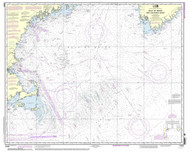 Gulf of Maine to Georges Bank 2013 Nautical Map 1:500,000 sc Reprint BA 71 (13009)