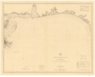 Cape San Blas to Mississippi Passes 1895 AC Nautical - 1:400,000 Chart 18
