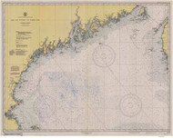 Bay of Fundy to Cape Cod 1945 AC General Chart 1106