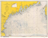 Bay of Fundy to Cape Cod 1966 AC General Chart 1106