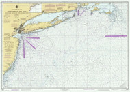 Approaches to New York Nantucket Shoals to Five Fathom Bank 1985 AC General Chart 1108