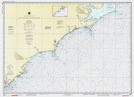 Cape Hatteras to Charleston 1988 AC General Chart 1110