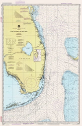 Cape Canaveral to Key West 1988 AC General Chart 1112