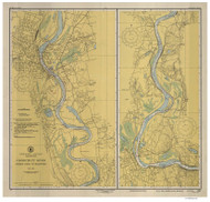 Bodkin Rock to Hartford 1948 - Old Map Nautical Chart AC Harbors 267 - Connecticut