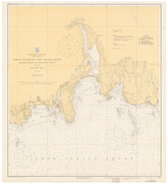Goshen Point to Hatchett Point 1934 - Old Map Nautical Chart AC Harbors 214 - Connecticut