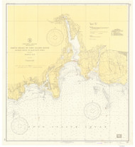 Goshen Point to Hatchett Point 1938 - Old Map Nautical Chart AC Harbors 214 - Connecticut