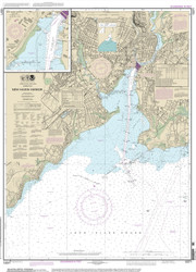 New Haven Harbor 2014 - Old Map Nautical Chart AC Harbors 12371 - Connecticut