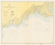 Stratford to Sherwood Point 1943 - Old Map Nautical Chart AC Harbors 220 - Connecticut
