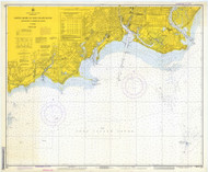 Stratford to Sherwood Point 1973 - Old Map Nautical Chart AC Harbors 220 - Connecticut