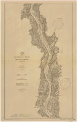Deep River to Higganum 1900 - Old Map Nautical Chart AC Harbors 256 - Connecticut