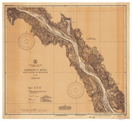 Deep River to Higganum 1938 - Old Map Nautical Chart AC Harbors 263 - Connecticut