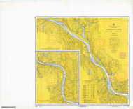 Deep River to Bodkin Rock 1968 - Old Map Nautical Chart AC Harbors 266 - Connecticut