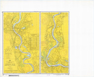 Bodkin Rock to Hartford 1968 - Old Map Nautical Chart AC Harbors 267 - Connecticut