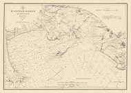 Black Rock Harbor 1884 Color Added - Old Map Nautical Chart AC Harbors 363 - Connecticut