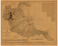 Boston Harbor 1884 - Old Map Nautical Chart AC Harbors 337 - Massachusetts