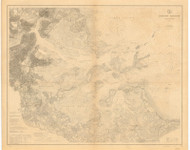Boston Harbor 1909 - Old Map Nautical Chart AC Harbors 246 - Massachusetts