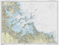 Boston Harbor 1991 - Old Map Nautical Chart AC Harbors 13270 - Massachusetts